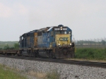 CSX 6100 & 6093 bringing D708 through the siding